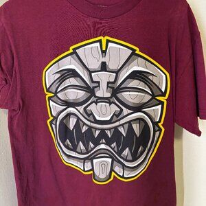 Farmer's Market Hawaii graphic t maroon Medium